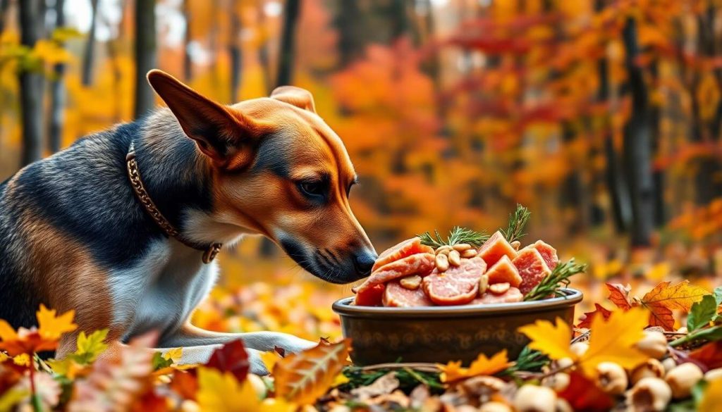 Alimentation optimale pour un chien de chasse en pleine saison