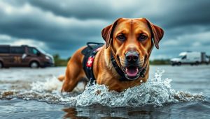Les chiens sauveteurs : histoires vraies de courage canin