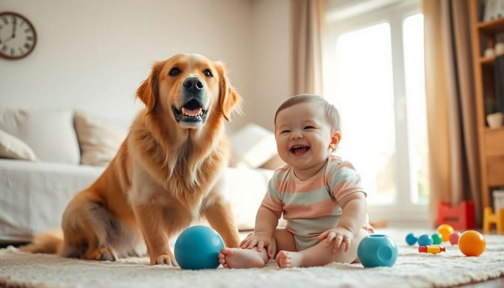 Chien et bébé : harmonie et cohabitation réussie